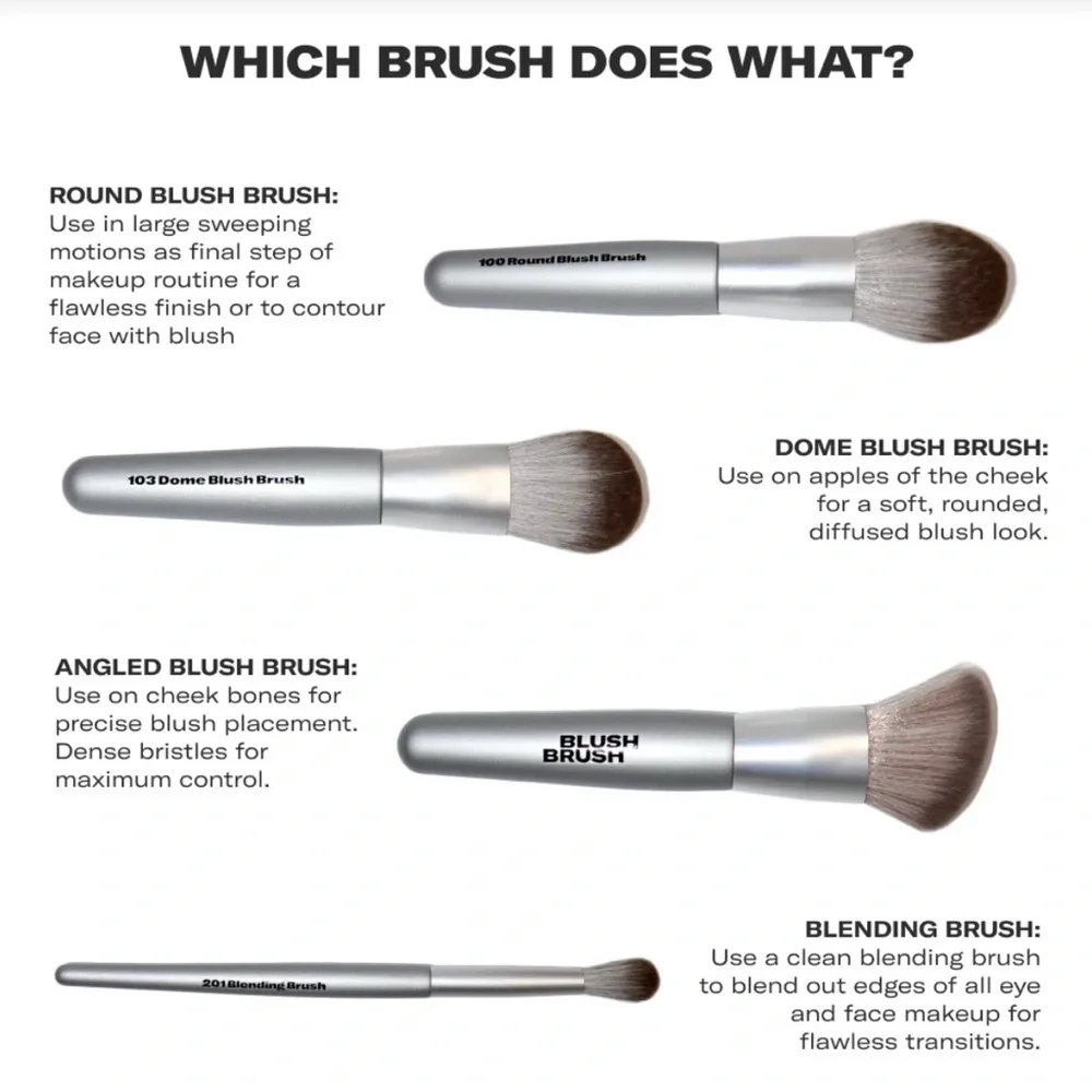 NIB YOUTH FORIA | Blending‎ Makeup Brush Flawless Smooth Transition Soft Gentle